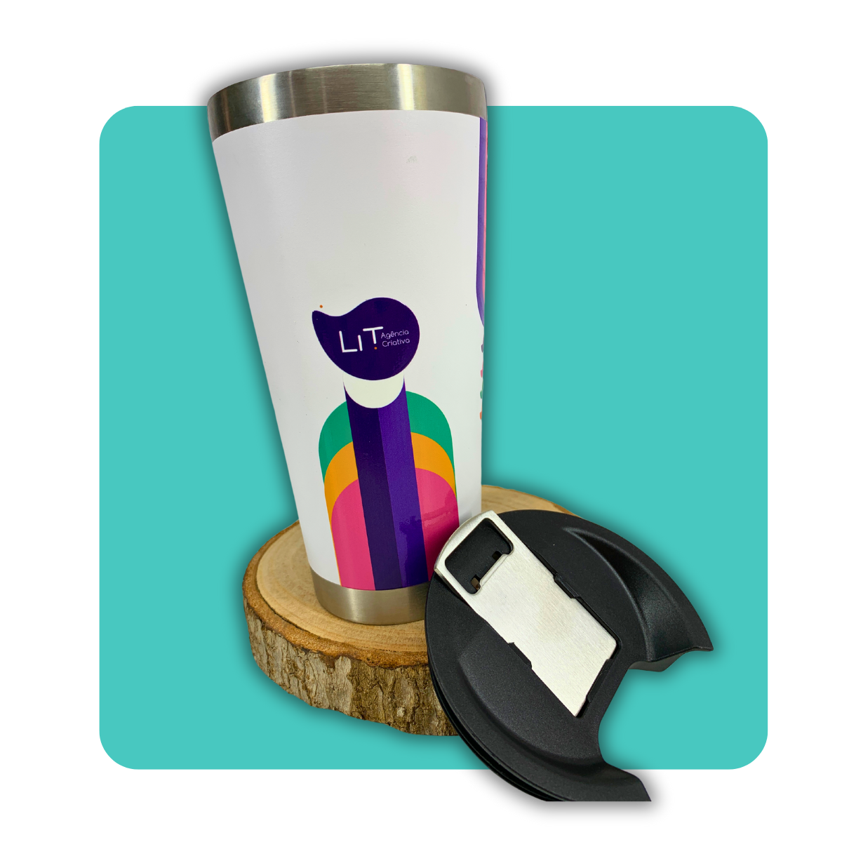 CANECA 450ML FUNDO QUADRADO